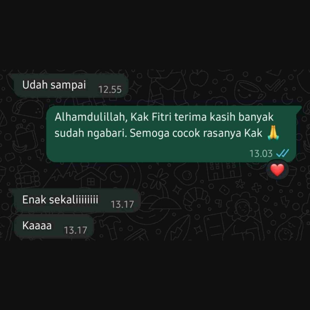 Testimoni 6 Bolu Ketan Hitam Bogor